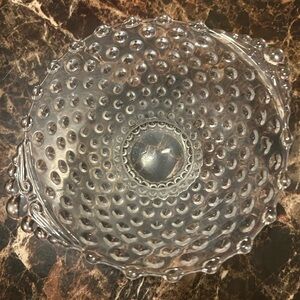 Vintage Duncan & Miller hobnail glass bowl